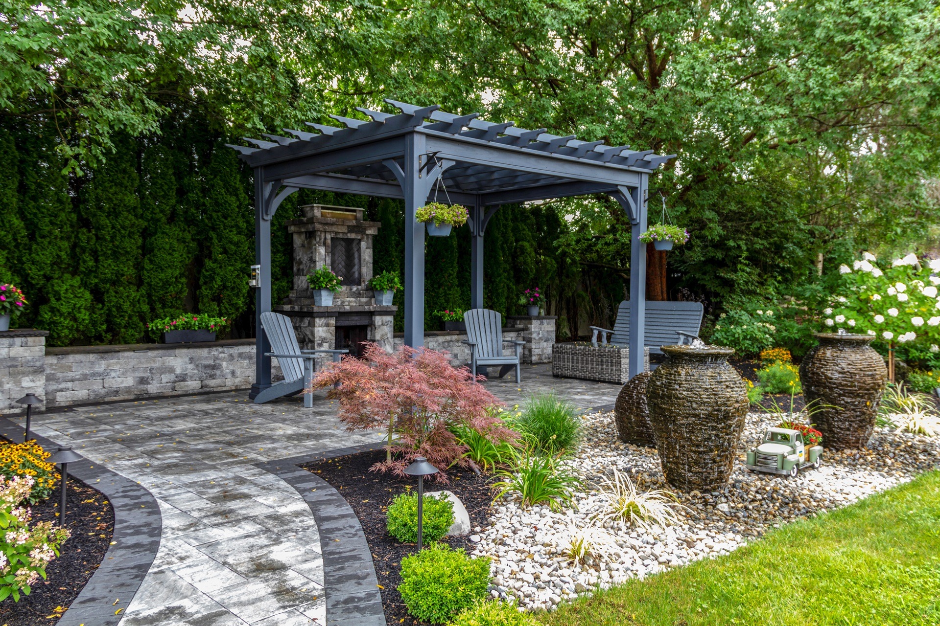 Pergola mit Dach aus Doppelstegplatten 10 mm |

